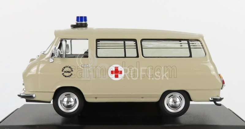 Abrex Škoda 1203 Minibus Ambulance 1974 1:43 Béžová