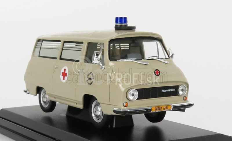 Abrex Škoda 1203 Minibus Ambulance 1974 1:43 Béžová