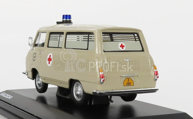 Abrex Škoda 1203 Minibus Ambulance 1974 1:43 Béžová