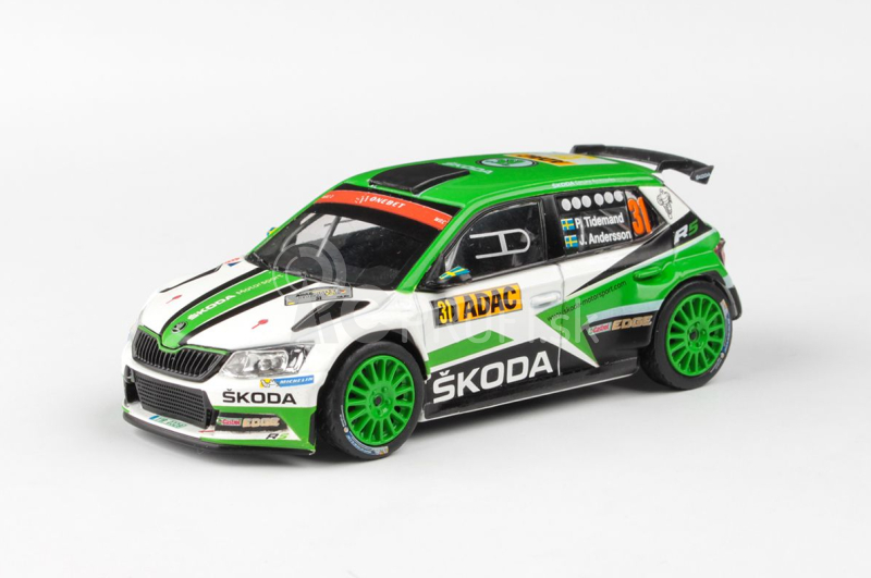 Abrex Škoda Fabia III R5 (2015) 1:43 - ADAC Rallye Deutschland 2017 #31 Tidemand - Andersson