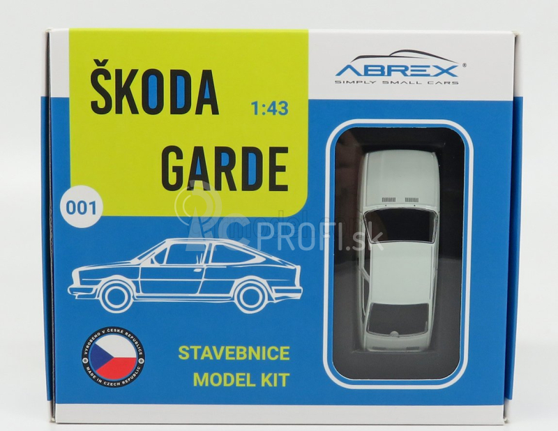 Abrex Škoda Garde 1982 1:43 biela