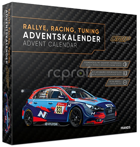 Adventný kalendár Rallye Hyundai so zvukom 1:43