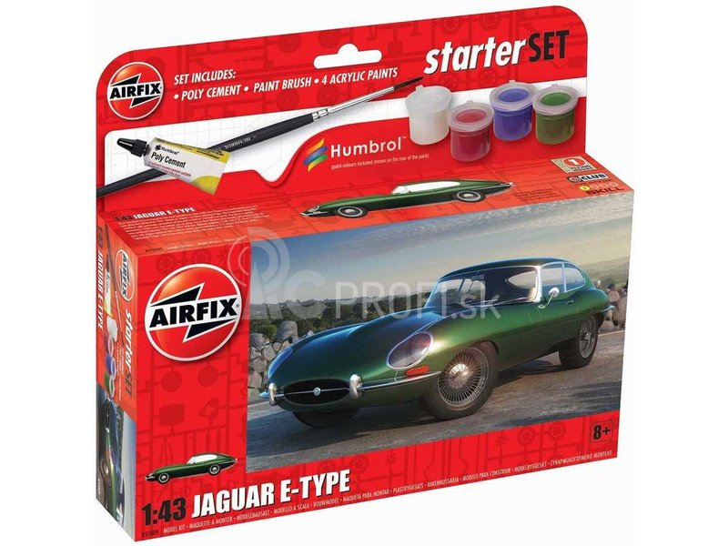 Airfix Jaguar E-Type (1:43) (súprava)