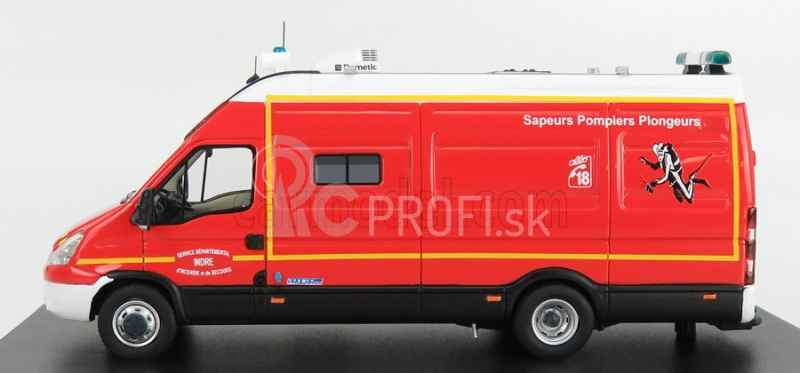 Alerte Iveco fiat New Daily 50-18 Van Sdis 36 Sapeurs Pompiers Plongeurs 2019 1:43 červená biela