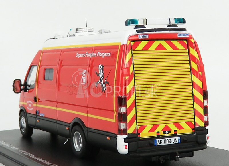 Alerte Iveco fiat New Daily 50-18 Van Sdis 36 Sapeurs Pompiers Plongeurs 2019 1:43 červená biela