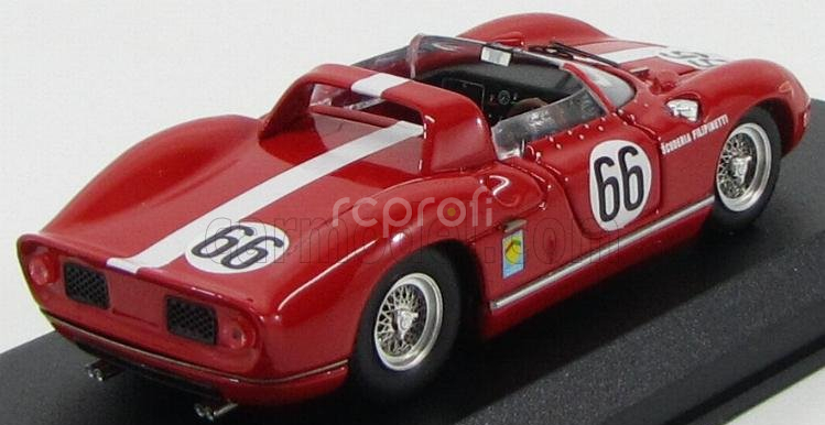 Art-model Ferrari 365p Spider N 66 1000km Monza 1965 Muller - Spychiger 1:43 Červená