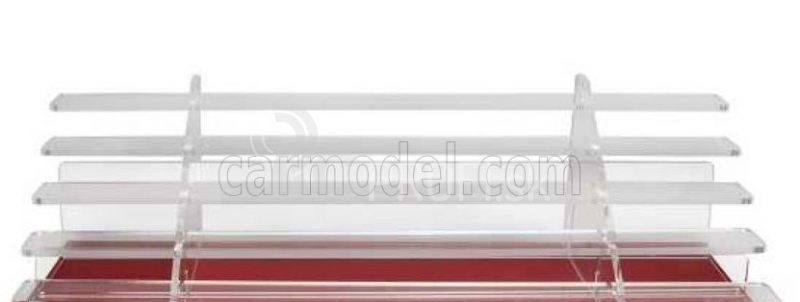 Atlantic Vetrina display box Espositore - Pre 36 Cars 1/64 Lungh.lenght Cm 50.0 X Largh.width Cm18.8 X Alt.height Cm 13.5 (altezza Utile Tra I Ripiani Cm Inner Height Among Shelves) 1:64 Plastic Display