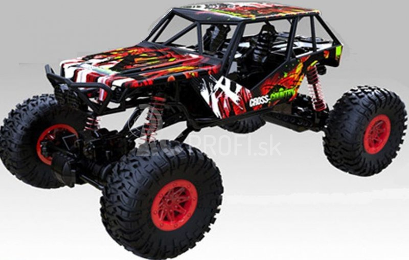 BAZÁR – RC auto Rock Crawler 1:10, červená