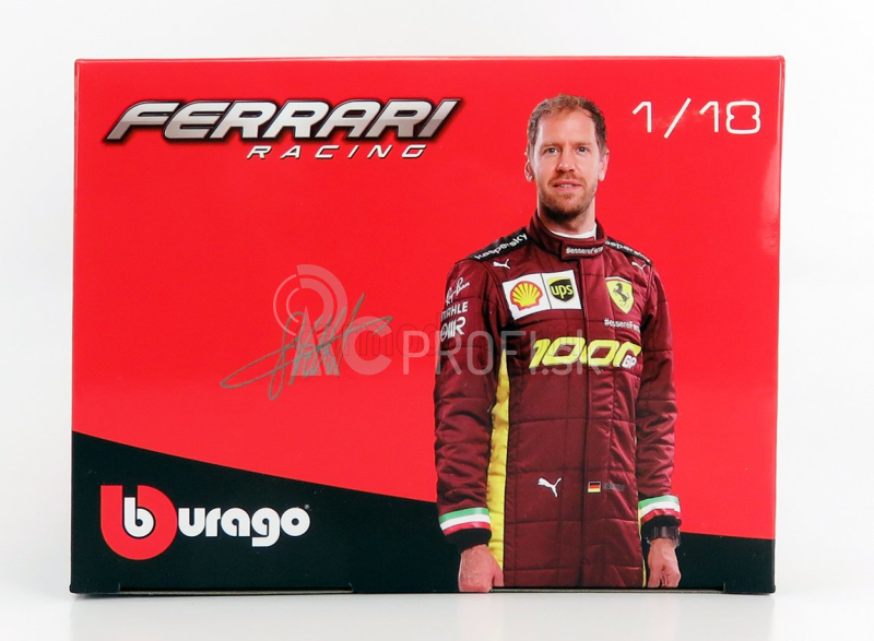 Bburago Ferrari F1 Sf1000 Team Scuderia Ferrari N 16 1:18, červená