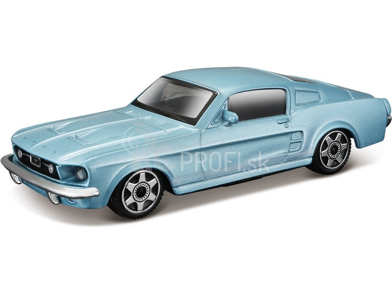 Bburago Ford Mustang GT 1:43 modrá metalíza