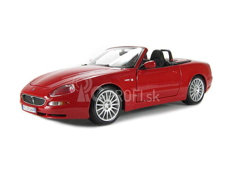 Bburago Maserati GT Spyder 1:18 červená