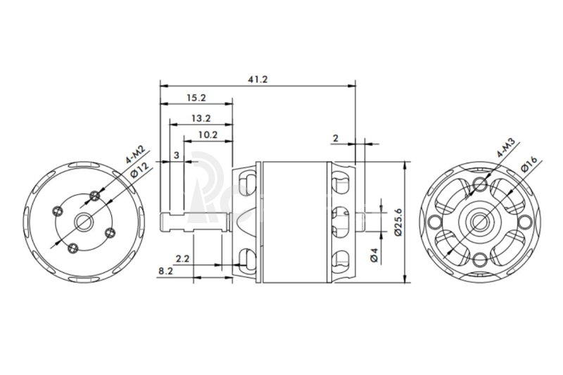 Bezkartáčový motor KAVAN PRO 2626-2500