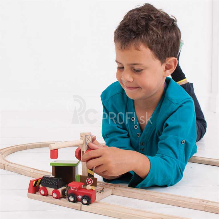 Bigjigs Rail Uhoľná baňa so žeriavom