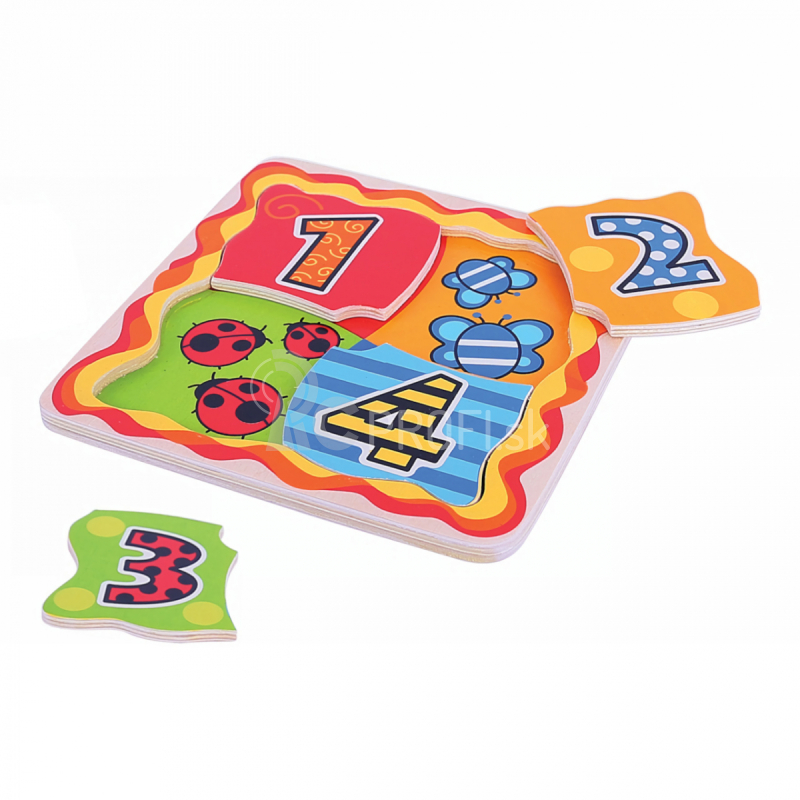 Bigjigs Toys Moje prvé počítanie puzzle