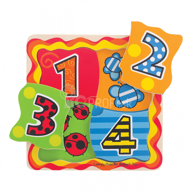 Bigjigs Toys Moje prvé počítanie puzzle