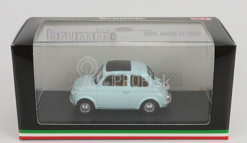 Brumm Fiat 500f Tetto Chiuso - uzavretý 1965 1:43 Azzurro Acquamarina