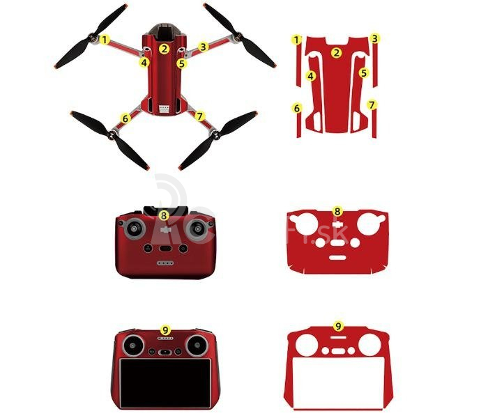 DJI MINI 3 Pro & DJI RC – PVC Sticker