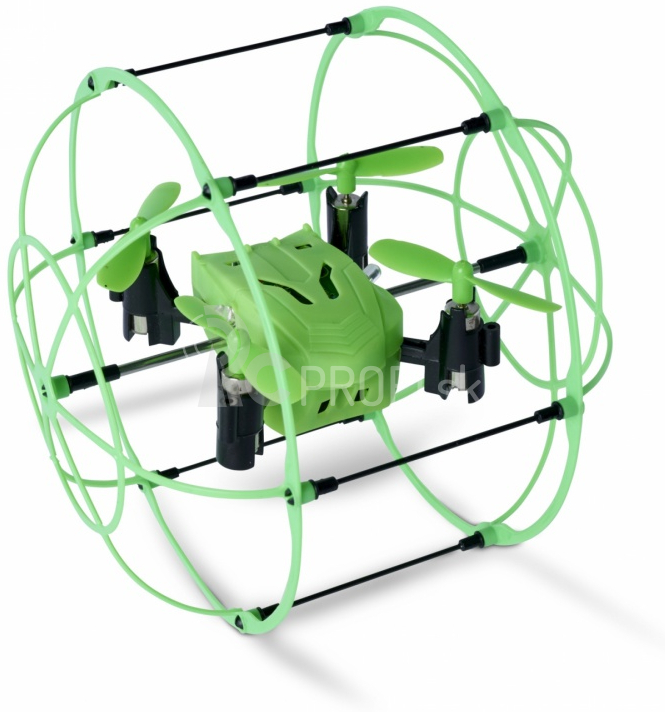 Dron X4 Cage Copter, zelená