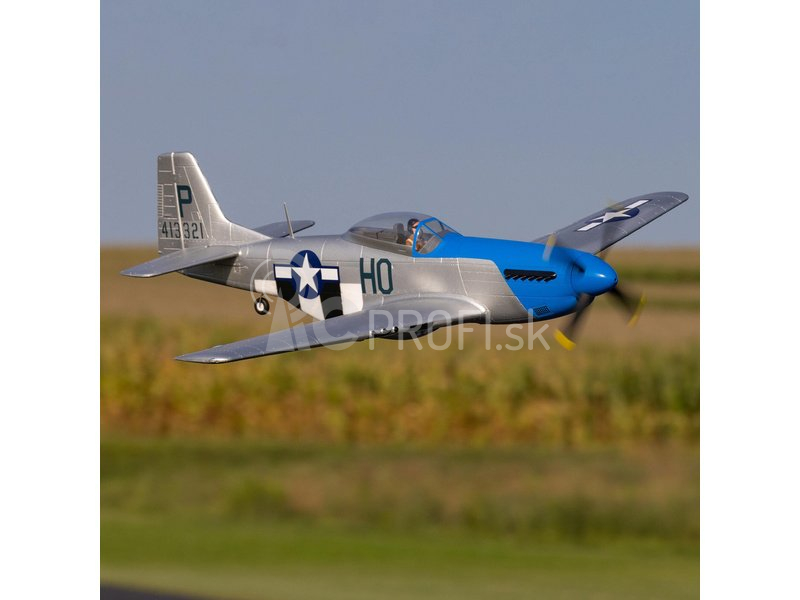 E-flite P-51D Mustang 1.2m SAFE Select BNF Basic