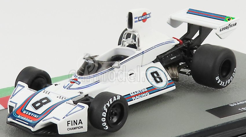 Edicola Brabham F1 Bt44 Team Martini Racing N 8 Brazilian Gp 1975 Carlos Pace 1:43 Biela