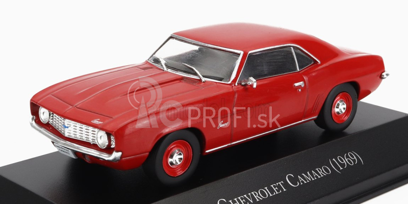 Edicola Chevrolet Camaro Zl1 Coupe 1969 1:43 Červená