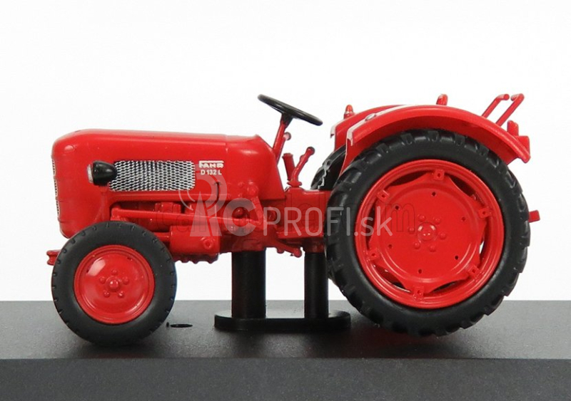 Edicola Fahr D132l Traktor Nemecko 1960 - poškodenie Blister Box 1:43 Červená