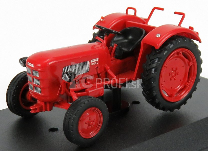 Edicola Fahr D132l Traktor Nemecko 1960 - poškodenie Blister Box 1:43 Červená