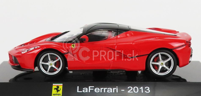 Edicola Ferrari Laferrari 2013 - Con Vetrina - S vitrínou 1:43 červená čierna