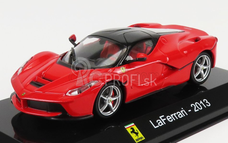 Edicola Ferrari Laferrari 2013 - Con Vetrina - S vitrínou 1:43 červená čierna