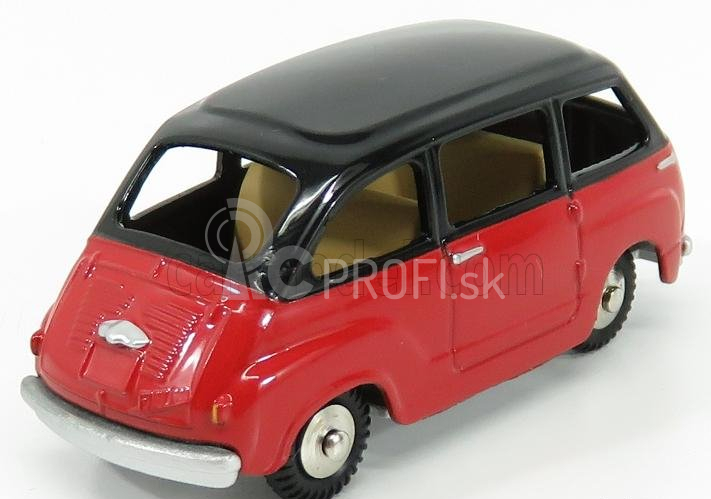 Edicola Fiat 600 Multipla I Series 1956 1:48 červená čierna