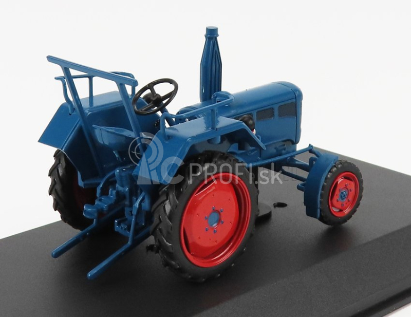 Edicola Lanz D2016 Traktor 1955 - Con Vetrina - S vitrínou 1:43 Modrá