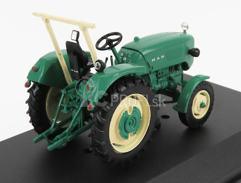 Edicola MAN 4l1 Tractor 1960 - Con Vetrina - S vitrínou 1:43 zelená