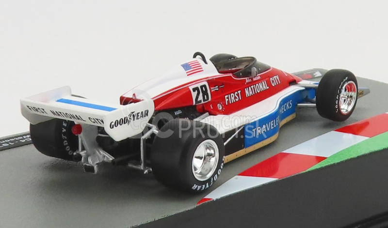 Edicola Penske F1 Pc4 N 28 Sezóna 1976 John Watson 1:43 Biela červená modrá