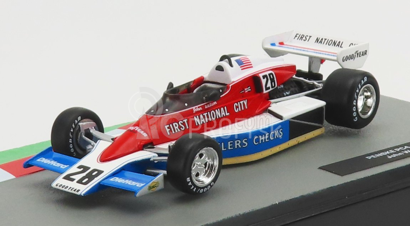 Edicola Penske F1 Pc4 N 28 Sezóna 1976 John Watson 1:43 Biela červená modrá