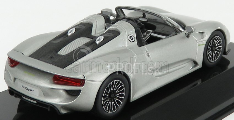 Edicola Porsche 918 Spyder 2013 - Con Vetrina - S vitrínou 1:43 Silver