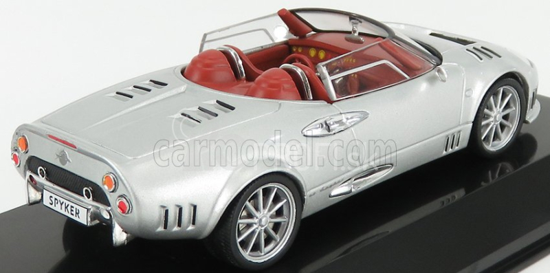 Edicola Spyker C12 Spyder 2008 - Con Vetrina - S vitrínou 1:43 Silver