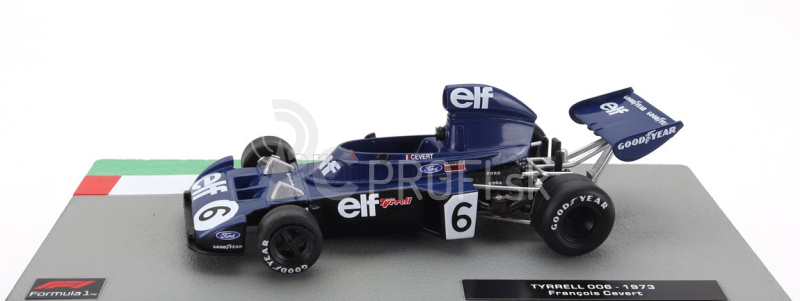 Edicola Tyrrell F1 006 Team Elf Tyrrel N 6 Sezóna 1973 Francoise Cevert 1:43 Modrá