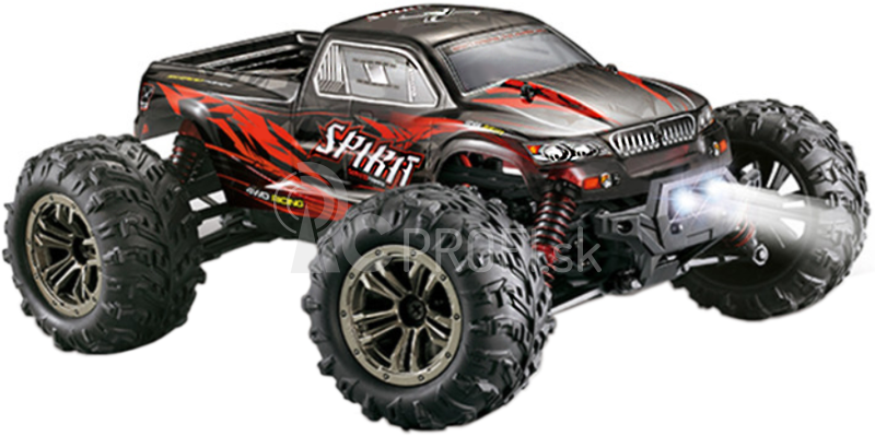 RC auto Q901C Spirit brushless, červená + náhradná batéria