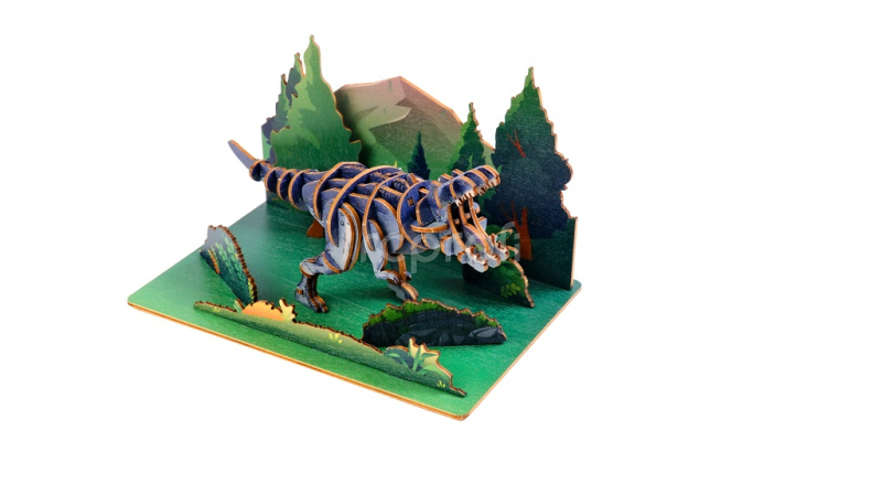 EscapeWelt 3D drevené puzzle Tyrannosaurus Rex