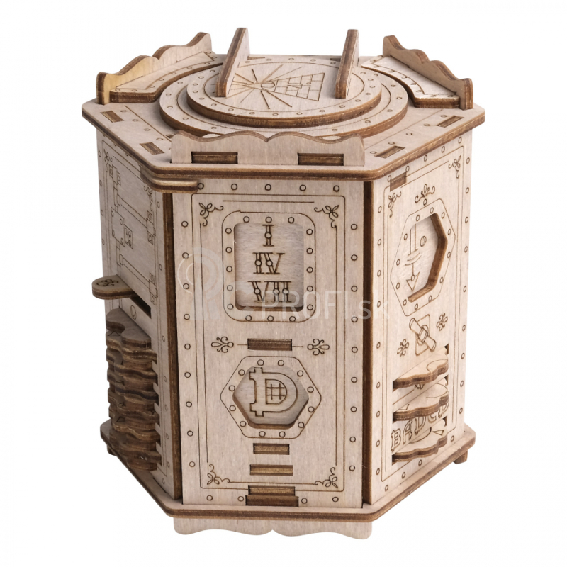 EscapeWelt Fort Knox Pro 3D drevené mechanické puzzle