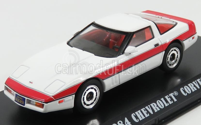 Greenlight Chevrolet Corvette C4 The A-team 1984 1:43 Biela červená