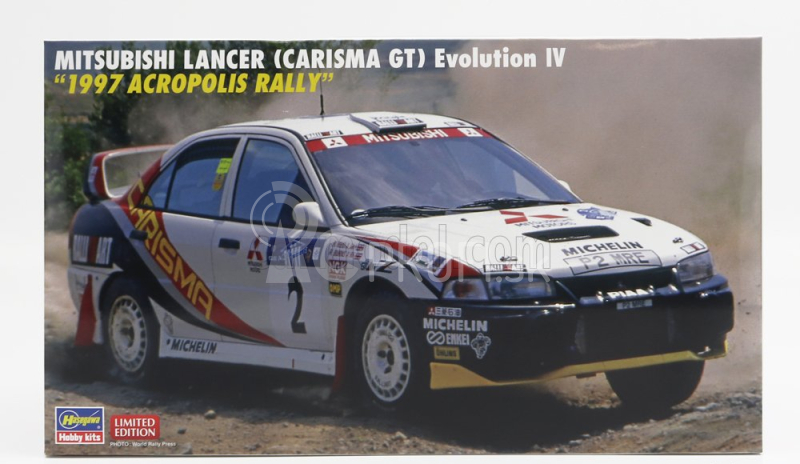 Hasegawa Mitsubishi Lancer Carisma Gt Evolution Iv N 2 Rally Acropolis 1997 A.reid - R.burns 1:24 /