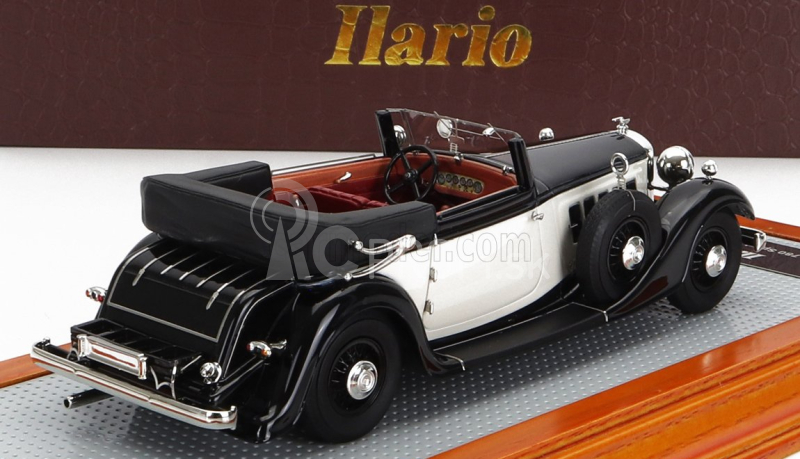 Ilario-model Horch 780 Sport Cabriolet Open 1933 1:43 Biela čierna