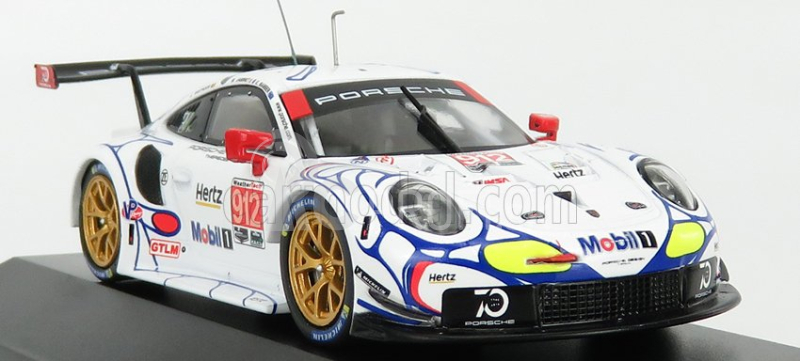 Ixo-models Porsche 911 991 Rsr Porsche Gt Team N 912 2nd Gtlm-class Petit Le Mans Road Atlanta 2018 E.bamber - L.vanthoor - M.jaminet 1:43 Biela