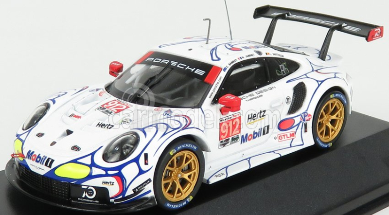 Ixo-models Porsche 911 991 Rsr Porsche Gt Team N 912 2nd Gtlm-class Petit Le Mans Road Atlanta 2018 E.bamber - L.vanthoor - M.jaminet 1:43 Biela