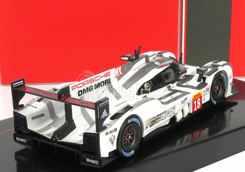 Ixo-models Porsche 919 Hybrid 2.0l Turbo V4 Team Porsche N 18 2. 1000km Spa 2015 M.lieb - R.dumas - N.jani 1:43 Biela Sivá Čierna