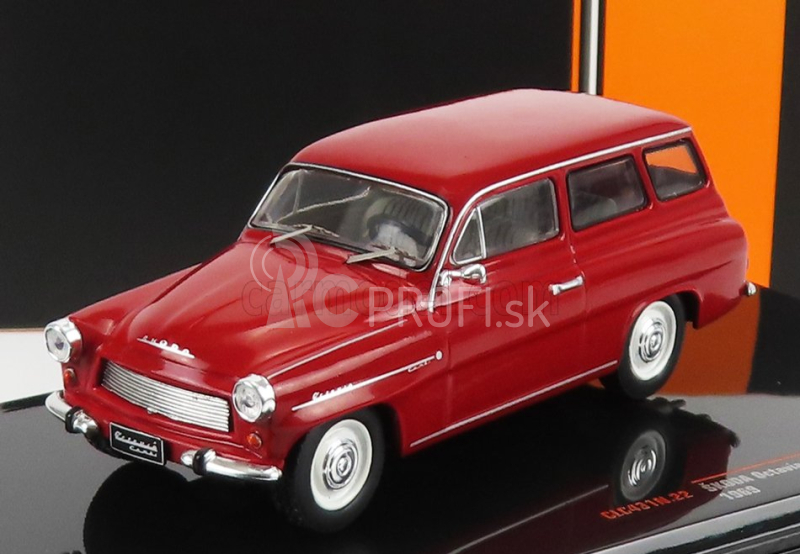 Ixo-models Škoda Octavia Combi Sw Station Wagon 1969 1:43 červená