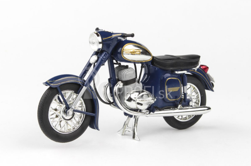 Abrex Jawa 350 Kyvacka Automatic (1966) 1:18 - modrá kobaltová