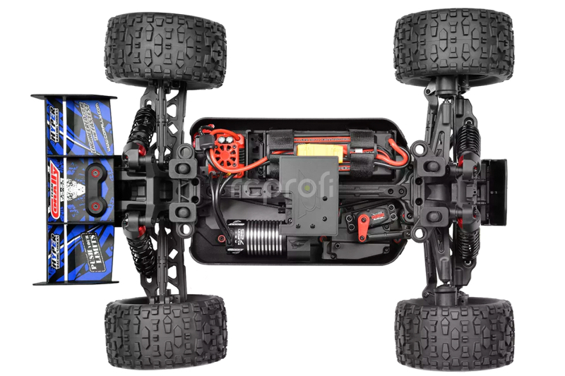 RC auto KAGAMA-4 Monster Truck 4WD 3-4S RTR, modrá