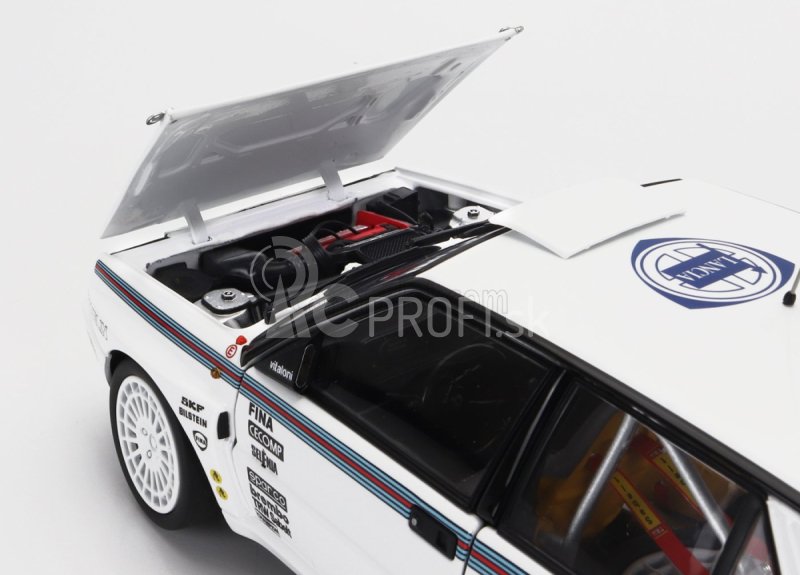 Kyosho Lancia Delta Hf Integrale Evoluzione Martini Racing N 0 Testovacie auto Rally Sezóna 1992 1:18 Biela Modrá Červená